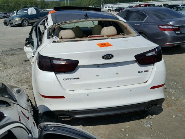 5XXGN4A79EG348792 - 2014 KIA OPTIMA EX WHITE photo 3