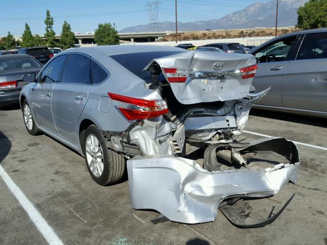 4T1BK1EB7EU091444 - 2014 TOYOTA AVALON BAS Silber Foto 3