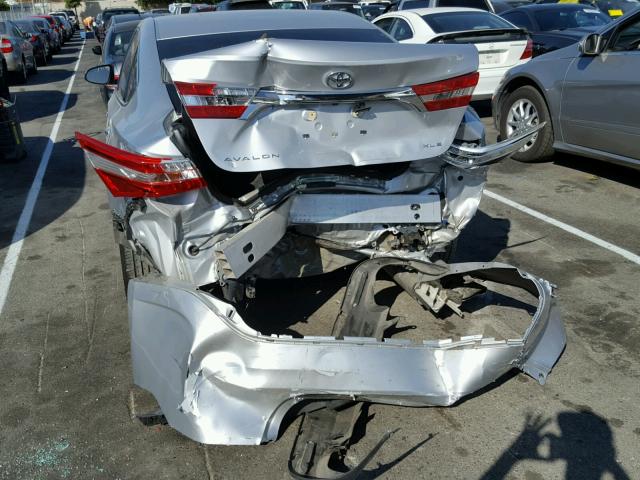 4T1BK1EB7EU091444 - 2014 TOYOTA AVALON BAS Silber Foto 9