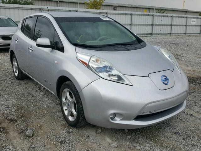 JN1AZ0CP0BT006212 - 2011 NISSAN LEAF SV SILVER photo 1