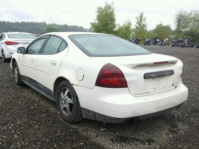 2G2WS522541178632 - 2004 PONTIAC GRAND PRIX WHITE photo 3