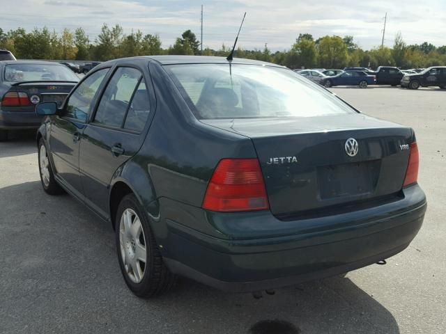 3VWTG29M71M050853 - 2001 VOLKSWAGEN JETTA GREEN photo 3