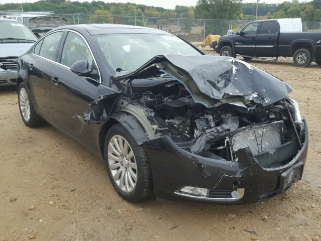 W04GY5GV6B1114968 - 2011 BUICK REGAL CXL BLACK photo 1