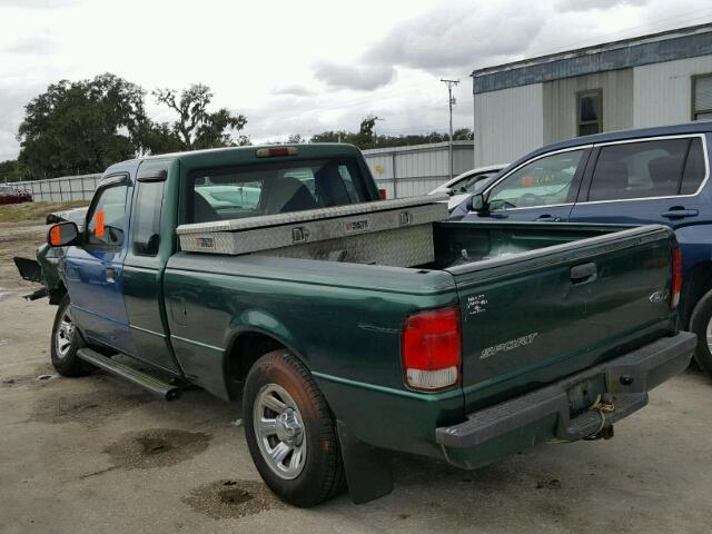 1FTYR14V1YTA37105 - 2000 FORD RANGER SUP GREEN photo 3