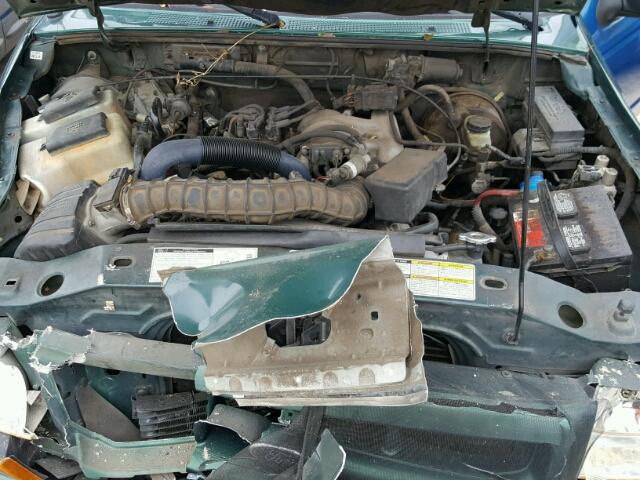 1FTYR14V1YTA37105 - 2000 FORD RANGER SUP GREEN photo 7