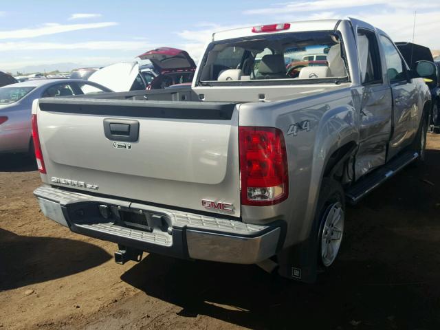 3GTEK13M78G115545 - 2008 GMC SIERRA SILVER photo 4