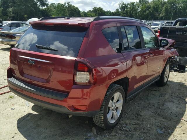 1C4NJCBA2GD675006 - 2016 JEEP COMPASS SP 勃艮第红 照片 4