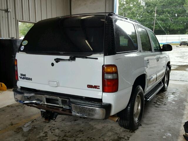 1GKEC13Z93J101375 - 2003 GMC YUKON WHITE photo 4