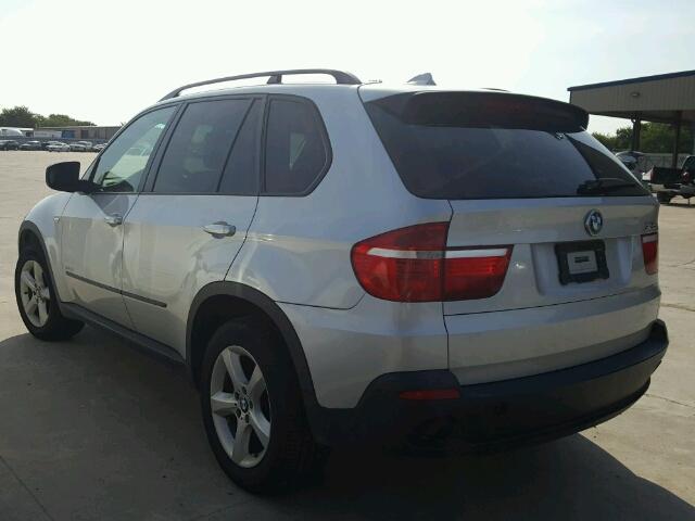 5UXFE43509L265134 - 2009 BMW X5 XDRIVE3 SILVER photo 3