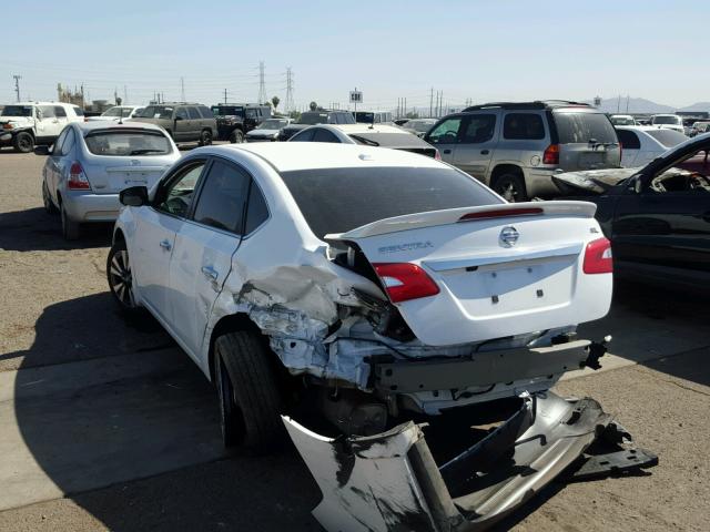 3N1AB7AP7GY338663 - 2016 NISSAN SENTRA S WHITE photo 3