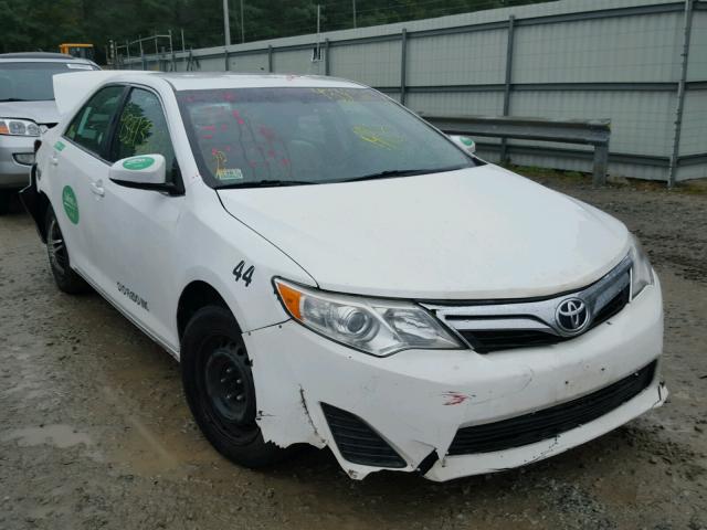 4T4BF1FK7CR201947 - 2012 TOYOTA CAMRY BASE WHITE photo 1