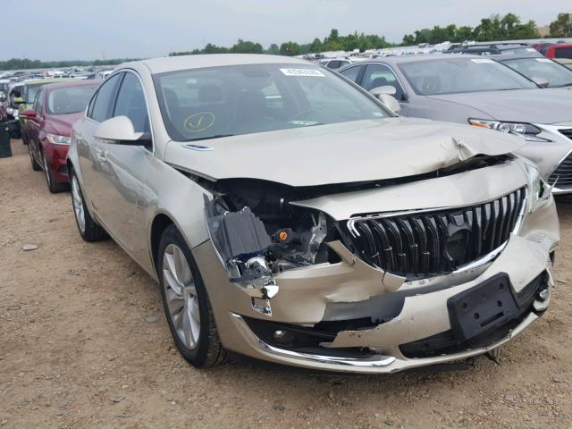 2G4GK5EXXE9240709 - 2014 BUICK REGAL GOLD photo 1