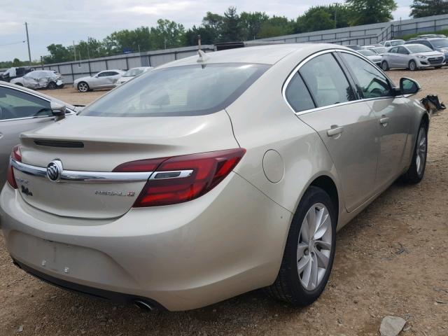 2G4GK5EXXE9240709 - 2014 BUICK REGAL GOLD photo 4