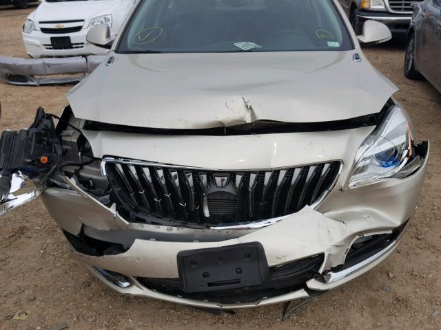 2G4GK5EXXE9240709 - 2014 BUICK REGAL GOLD photo 9