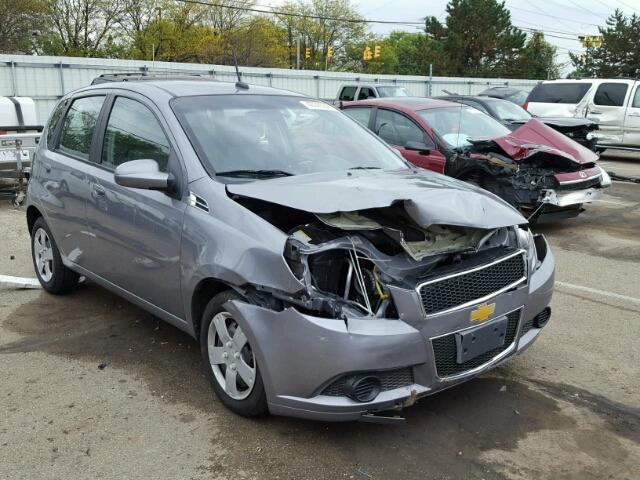 KL1TD6DE4BB197263 - 2011 CHEVROLET AVEO LS SILVER photo 1