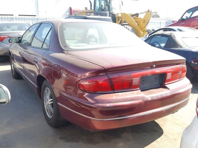 2G4WB55K5Y1292106 - 2000 BUICK REGAL LS RED photo 3