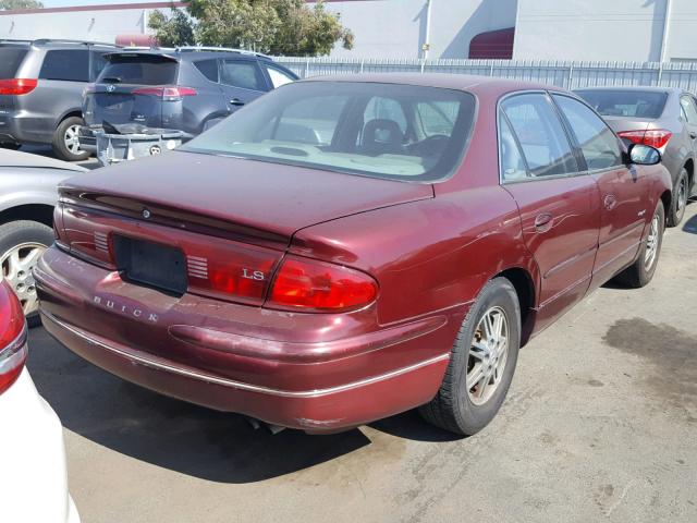 2G4WB55K5Y1292106 - 2000 BUICK REGAL LS RED photo 4