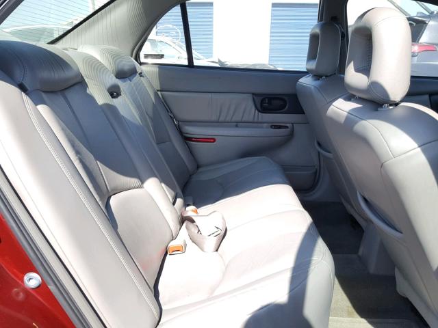 2G4WB55K5Y1292106 - 2000 BUICK REGAL LS RED photo 6