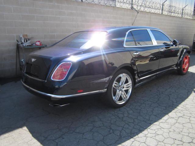 SCBBB7ZH3BC015343 - 2011 BENTLEY MULSANNE BLUE photo 4