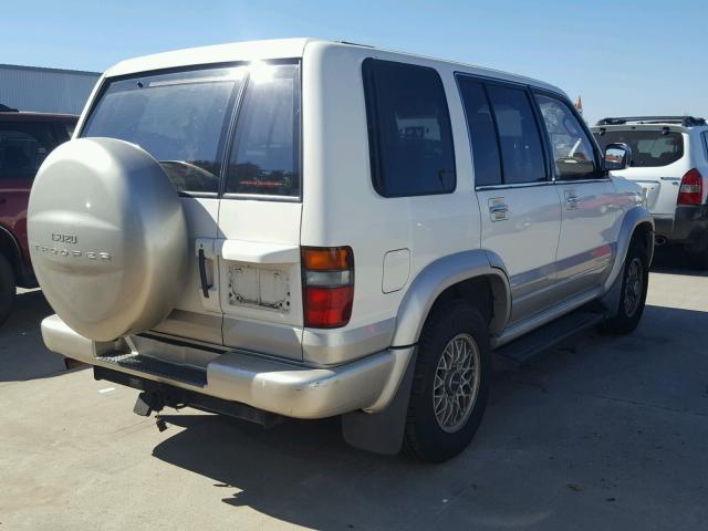 JACDJ58X4X7903085 - 1999 ISUZU TROOPER S WHITE photo 4