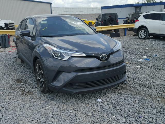 NMTKHMBX1JR000878 - 2018 TOYOTA C-HR XLE GRAY photo 1