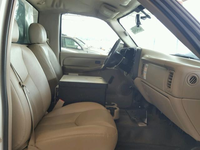 1GCEC14X07Z149640 - 2007 CHEVROLET SILVERADO WHITE photo 5