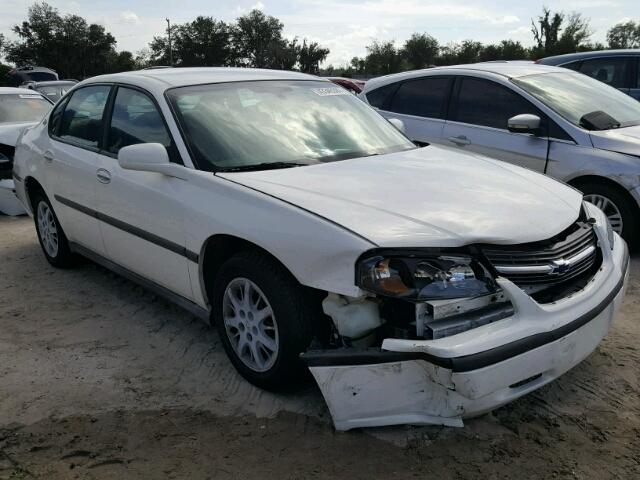 2G1WF52EX49303385 - 2004 CHEVROLET IMPALA WHITE photo 1