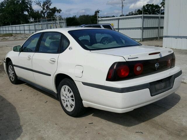 2G1WF52EX49303385 - 2004 CHEVROLET IMPALA 白色 照片 3