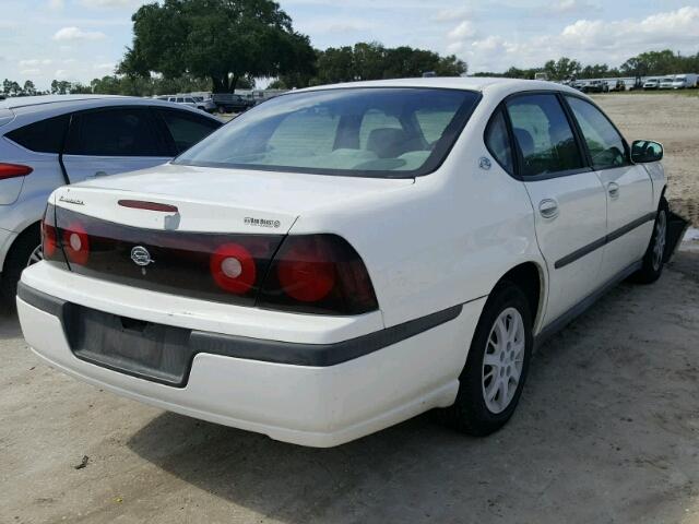 2G1WF52EX49303385 - 2004 CHEVROLET IMPALA 白色 照片 4