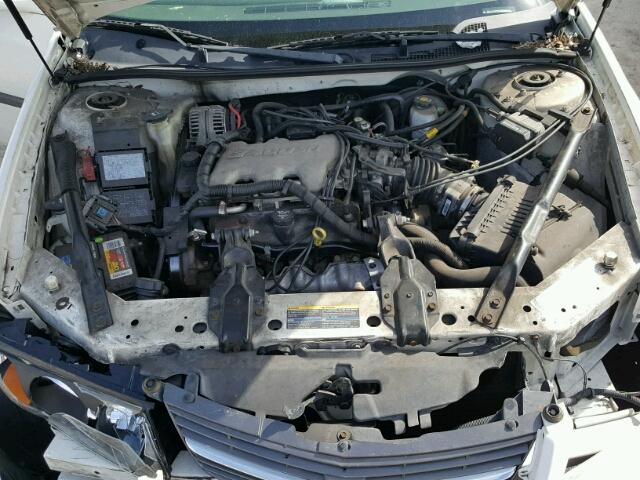 2G1WF52EX49303385 - 2004 CHEVROLET IMPALA WHITE photo 7