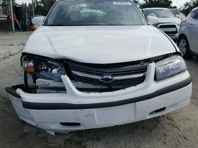 2G1WF52EX49303385 - 2004 CHEVROLET IMPALA 白色 照片 9