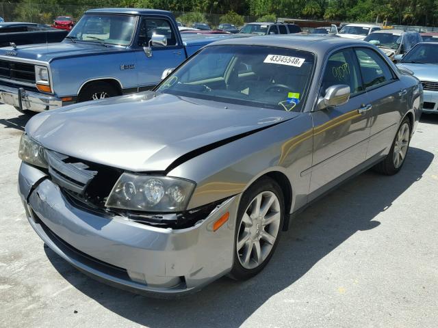 JNKAY41E84M401615 - 2004 INFINITI M45 GRAY photo 2