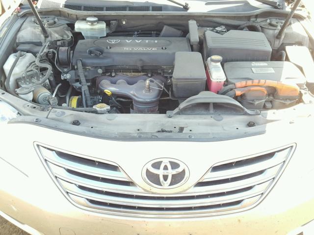 JTNBB46K573019005 - 2007 TOYOTA CAMRY NEW GOLD photo 7