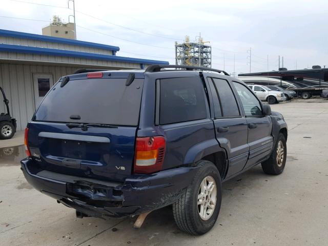 1J4GX48S94C301033 - 2004 JEEP GRAND CHER 蓝色 照片 4