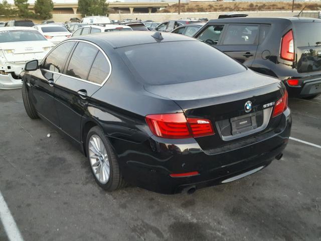 WBAFR7C59BC608906 - 2011 BMW 535 BLACK photo 3