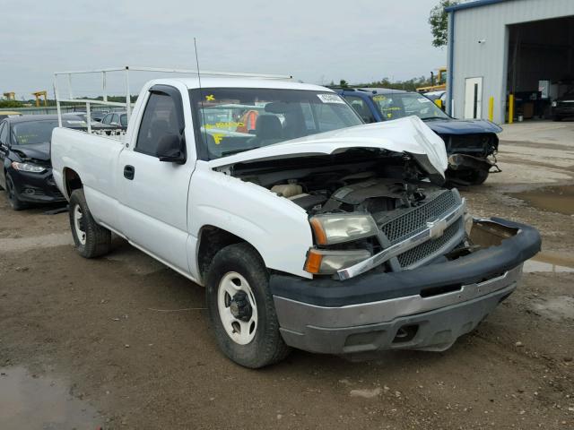 1GCEC14V04Z181210 - 2004 CHEVROLET SILVERADO WHITE photo 1