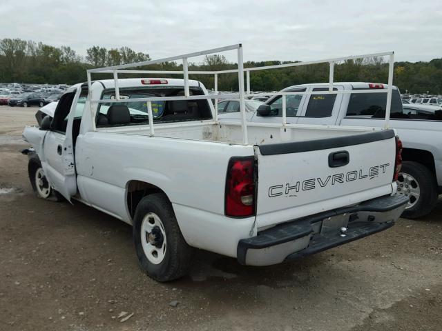 1GCEC14V04Z181210 - 2004 CHEVROLET SILVERADO WHITE photo 3