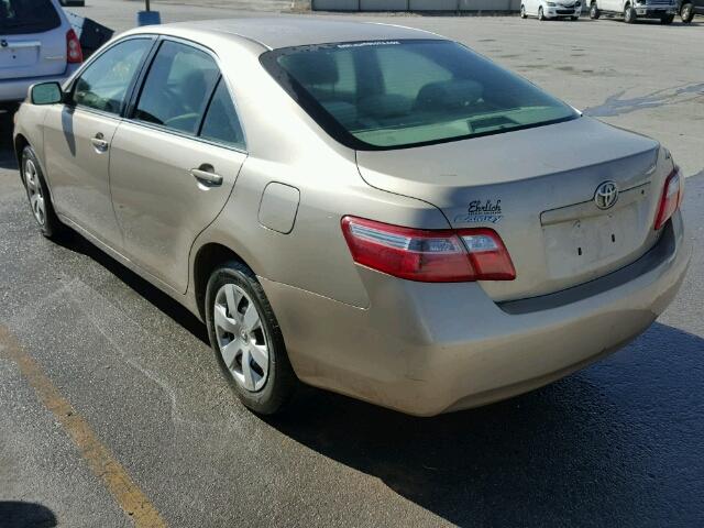 4T1BE46K18U784330 - 2008 TOYOTA CAMRY CE GOLD photo 3