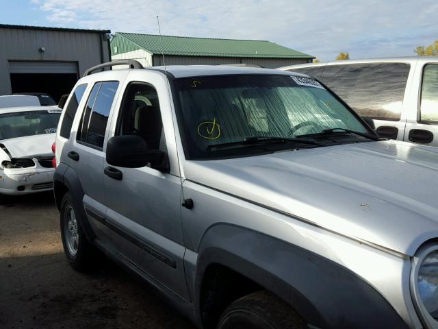 1J4GL48K87W543312 - 2007 JEEP LIBERTY SILVER photo 9