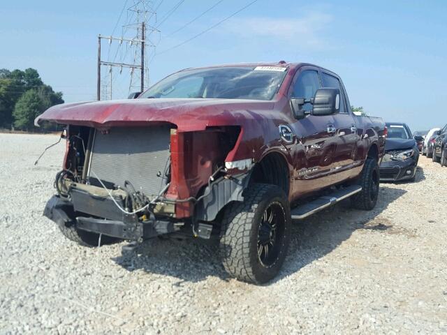 1N6BA1F49GN500061 - 2016 NISSAN TITAN XD S RED photo 2