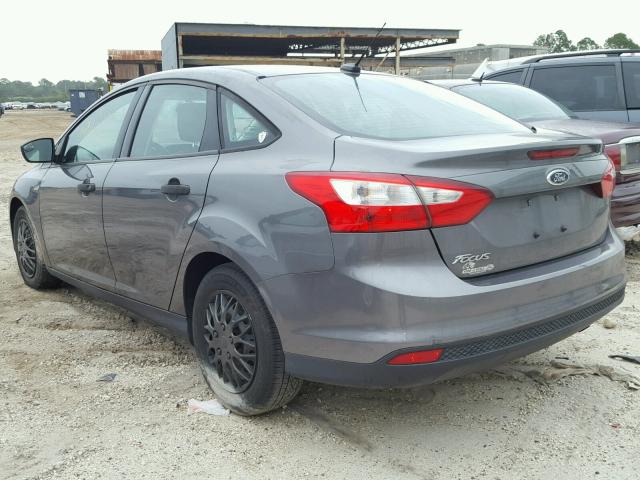 1FAHP3E27CL318782 - 2012 FORD FOCUS S CHARCOAL photo 3