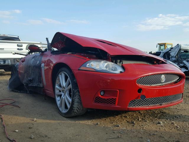 SAJWA44C289B25144 - 2008 JAGUAR XKR RED photo 1