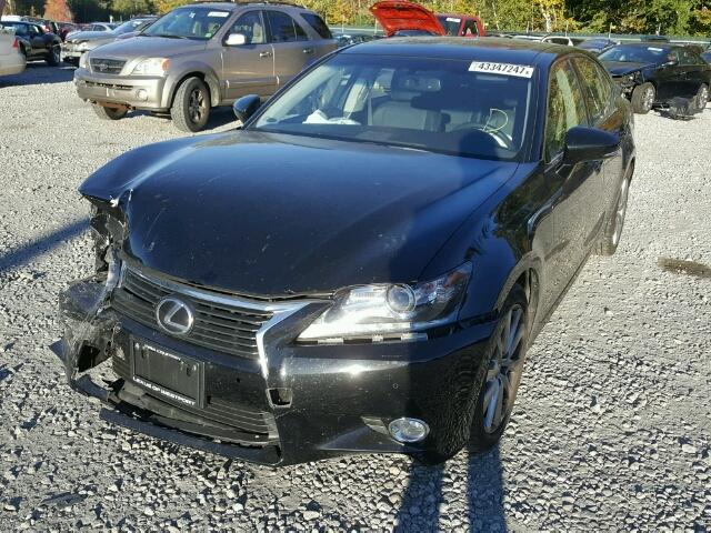 JTHCE1BL0E5026182 - 2014 LEXUS GS 350 BLACK photo 2