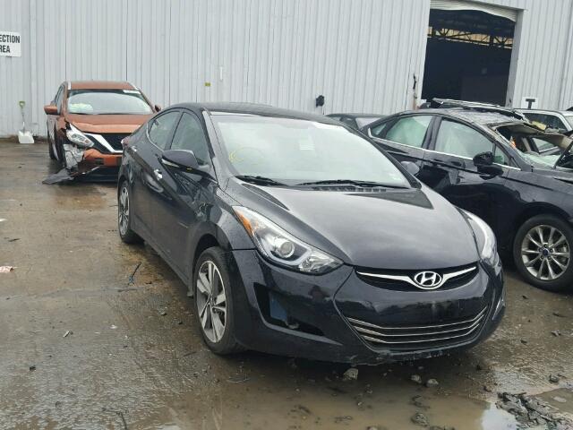 KMHDH4AE7FU266186 - 2015 HYUNDAI ELANTRA SE BLACK photo 1