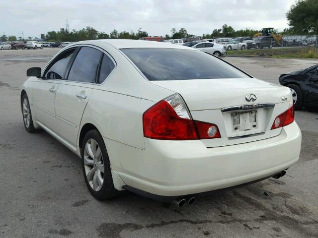 JNKAY01E36M104098 - 2006 INFINITI M35 BASE WHITE photo 3