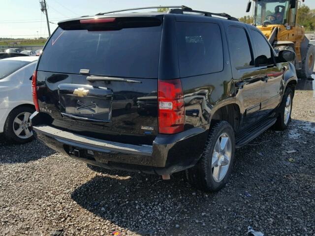 1GNFK23059R234906 - 2009 CHEVROLET TAHOE BLACK photo 4