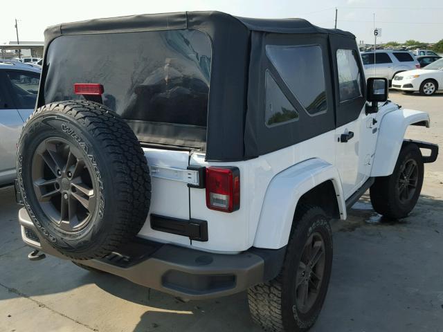 1C4AJWBG9HL537006 - 2017 JEEP WRANGLER S 白色 照片 4
