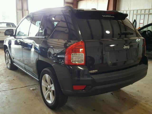 1J4NT1FA4BD226793 - 2011 JEEP COMPASS SP BLACK photo 3