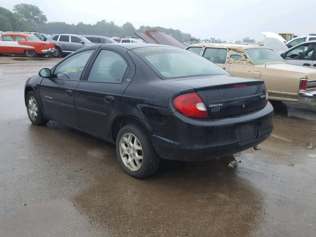 1B3ES46C91D265472 - 2001 DODGE NEON SE BLACK photo 3