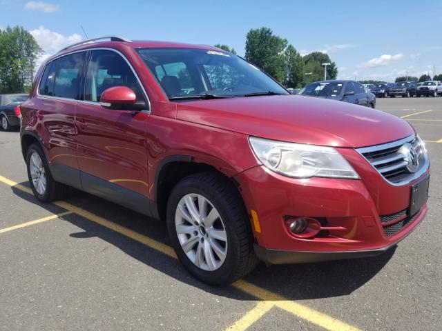 WVGBV7AX1AW500760 - 2010 VOLKSWAGEN TIGUAN SE RED photo 1